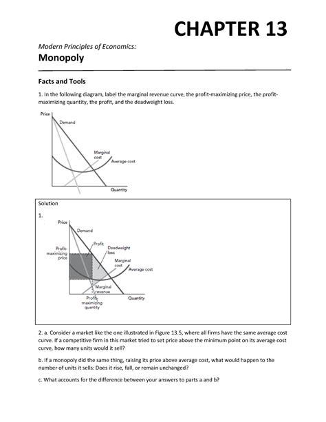 The Costs of Production. . Principles of microeconomics chapter 13 answers